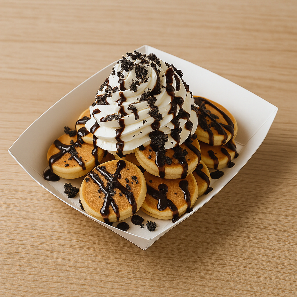 demo_the_guzzle_hut_mini_pancakes_oreo_cookies_cream_chocolate_syrup